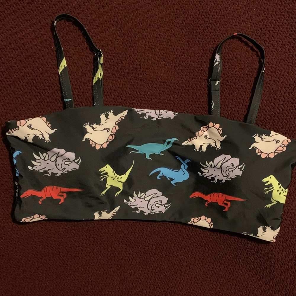 Shein dinosaur bathing suit top 2XL